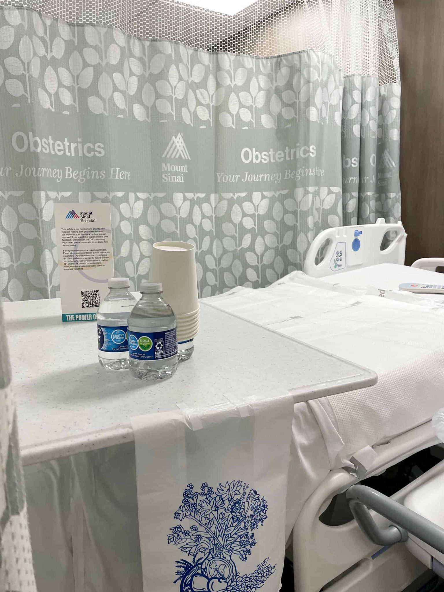Shared Room at Mt Sinai East Labor and Delivery